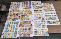 600 vintage stamps from Equitorial Guinea double