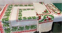 Bag of table linens - Christmas, Fall and misc.
