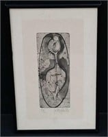 Picasso-style lithograph