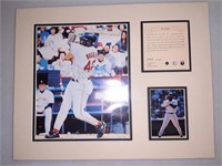 Mo Vaughn 11x14 Matted Litho Print 95 Edition