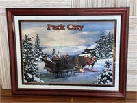 Park City Print Signed Paul Bailey Framed