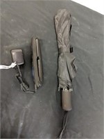 Umbrella and mini straightener