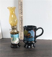 Small Oil Lamp & Mug