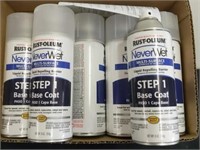 Group of step 1 and step 2 Rust-Oleum paints