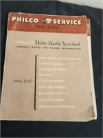 Philco home radio yearbook