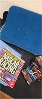 Group of items such as nascar behind the scenes