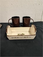 Cute mug and pan set. See pictures for details