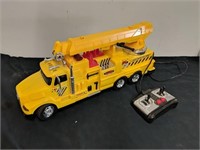 Toy remote controlled work truck