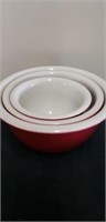 Set of nice ceramic mixing bowls