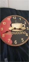12" cappuccino clock