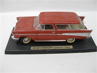 11" Die Cast Chevy Nomad Car Model On Stand