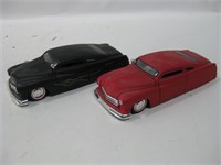 Pair 8.5" Die Cast Jada Toys Mercury Cars