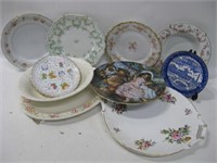 Assorted Vintage Plates, Platters & More As Shown