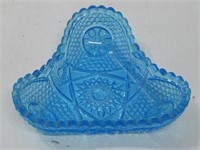 Vintage 6.5" Diameter Pressed Glass Candy Dish