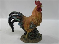 15" Tall Resin Rooster Statue