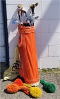 Golf Club Bag Full Of Clubs