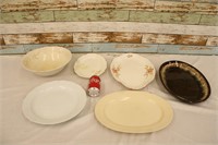 Set of 6 Assorted Vintage Platters