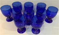 Cobalt Blue Water Goblets -10