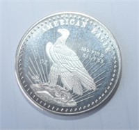 US EAGLE 1-OZ.999 FINE SILVER ROUND !