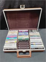 Assorted Cassetts & Case