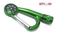 New Compass Flash Light Clip- Qty. 02