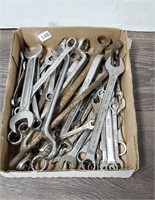 Lot of miscellaneous box end open end wrenchs