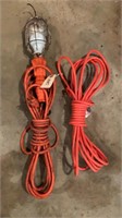 Hanging Shop Light, Extension Cord