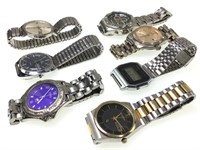 Large Group of 7 Vintage Wrist Watches