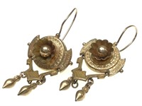 Pair of Antique Unmarked Earrings