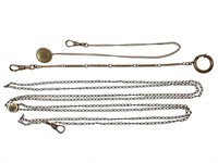Antique Watch Chain & Accessory Group