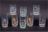 Lot of 8 Walt Disney Glasses from McDonalds