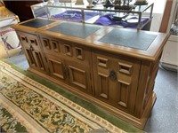 Outstanding fruitwood cabinet bar