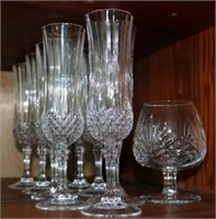 (Lot of 10) Various Crystal Stemware Pieces