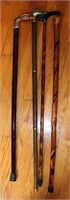 (Lot of 4) Walking Canes