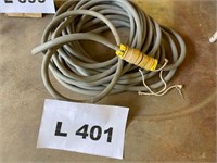 Grey extension cord