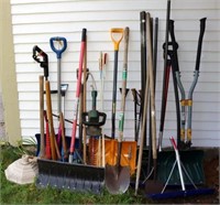 Lot of Various Yard Tools