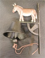 Cast iron donkey  bell