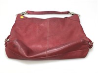 Dooney & Bourke Red Leather Hobo Bag
