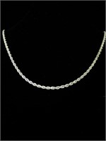 Sterling Chain Necklace 11.5 inches
