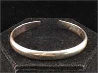 Sterling Cuff Bracelet 2.5 inches