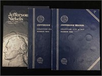 Jefferson Nickel books - some silver