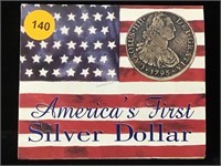 1793 America’s First Silver Dollar replica