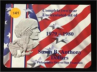 1979-1980 Susan B Anthony Dollars mint