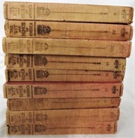 9 VOLUMES "THE WIT AND HUMOR OF AMERICA"1911