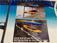 Dock edge SUP/Kayak rack