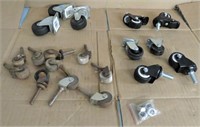 19 WHEELS AND CASTERS *NEW & VINTAGE*WOOD