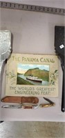 Panama Canal Picture Book & Coal Shovels