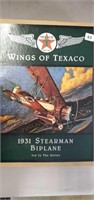 Texaco 1931 Stearman Biplane Metal Coin Bank