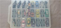 Case of 47 Hot Wheels, Matchbox and Racing Cars