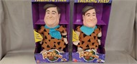 2 The Flinstones Talking Fred Mattel Toy 1993